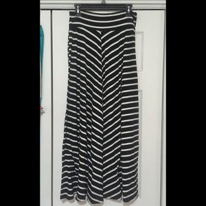 L AB Studio striped Maxi
